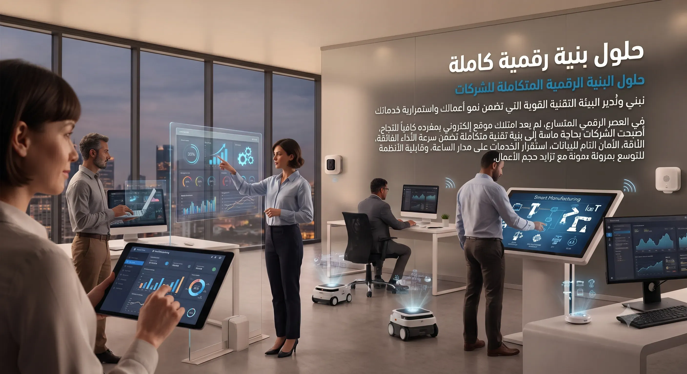 حلول بنية رقمية كاملة